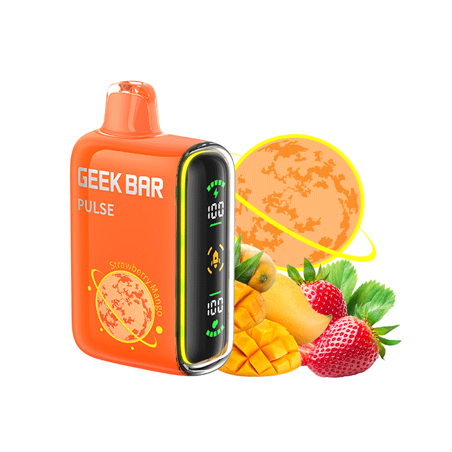 Geek Bar Pulse Strawberry Mango 15000Puff 5% 5Ct GCC Geek Bar Pulse Strawberry Mango 15000Puff 5% 5Ct GCC