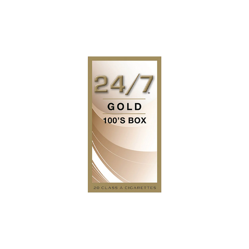 24/7 Gold 100's Box
