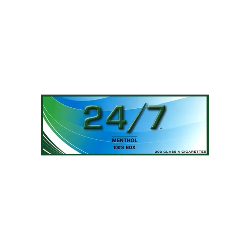 24/7 Menthol 100's Box