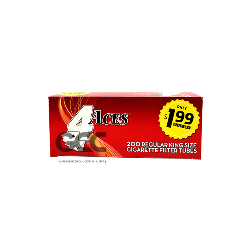 4 Aces Gold Cigarette Tubes King Size