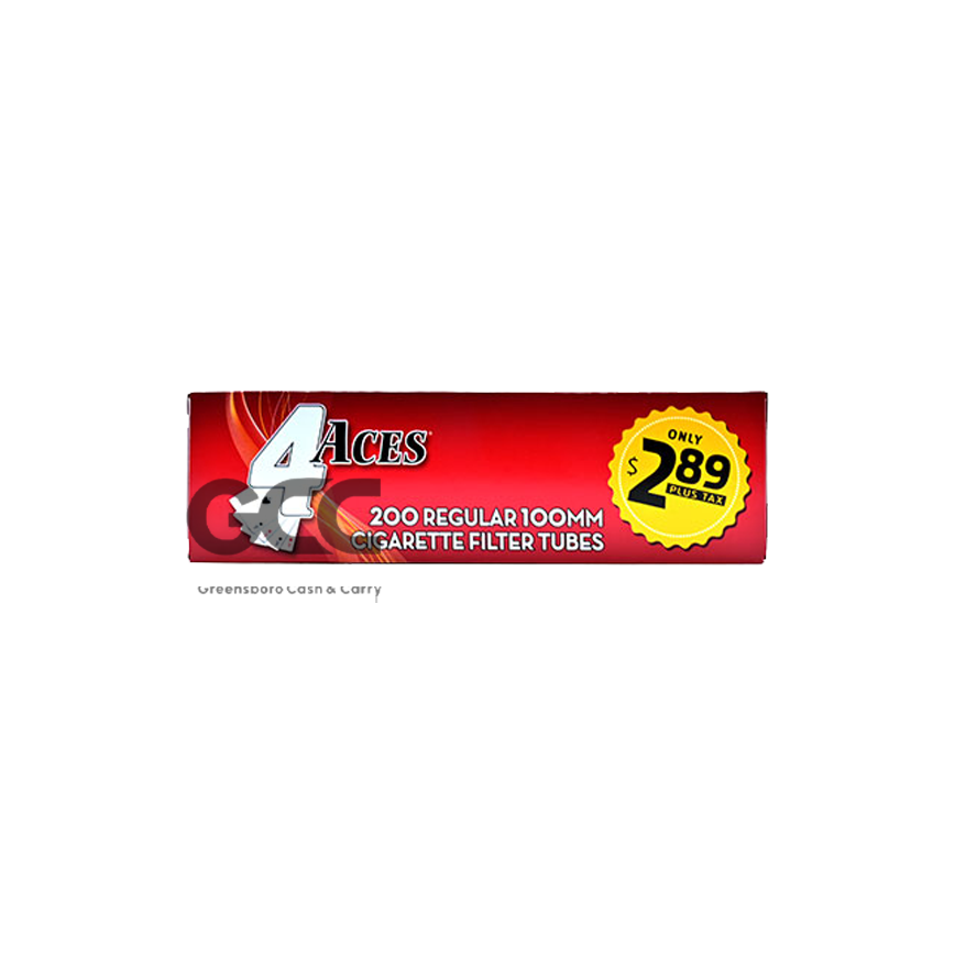 4 Aces Regular Cigarette Tubes 100MM