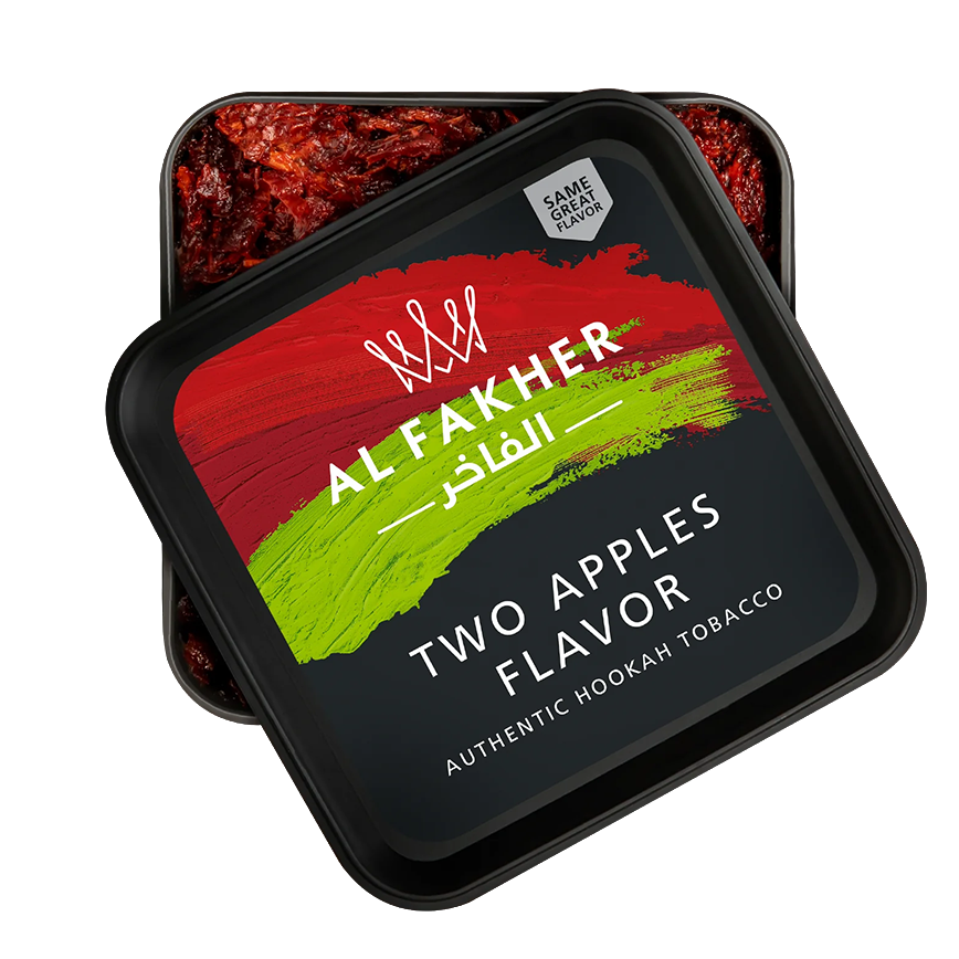 Al Fakher Hookah Tobacco Two Apples Flavor 250G