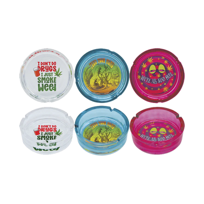 Ashtray Indica Sativa Hybrbridw 6Ct 3.5In Ga38 1/1