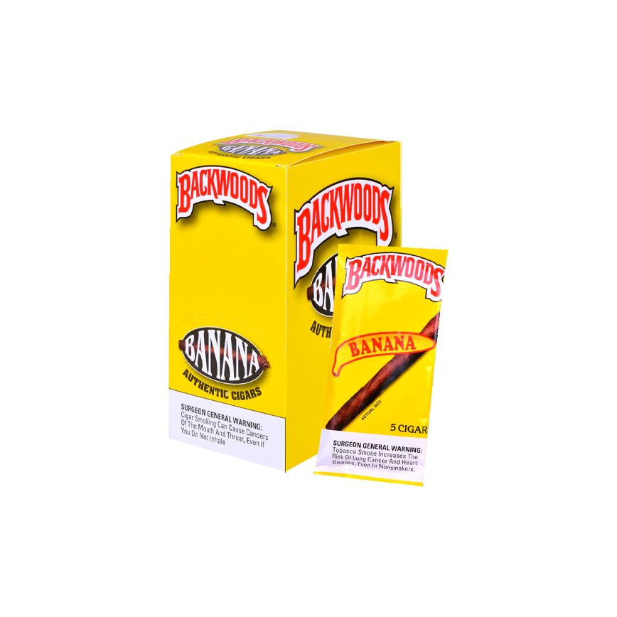 Backwoods Cigar Banana 5Pk 8Ct