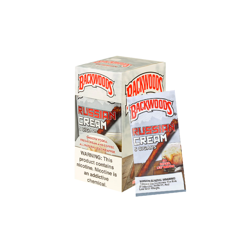 Backwoods Cigar Russian Cream 5Pk 8Ct