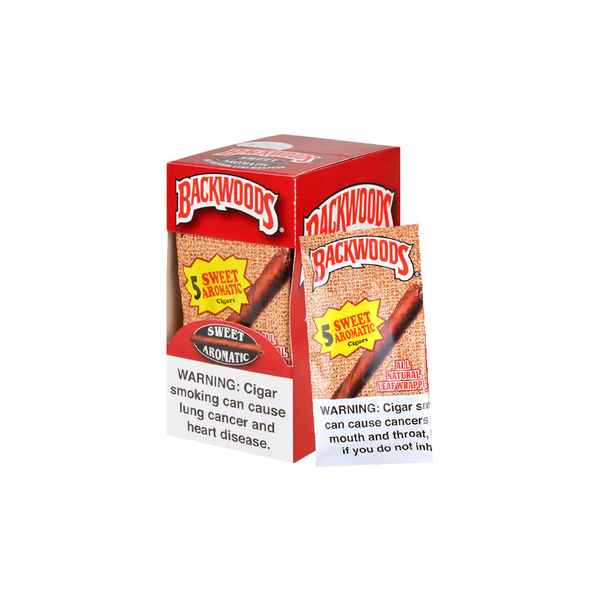 Backwoods Cigar Sweet Aromatics 5Pk 8Ct