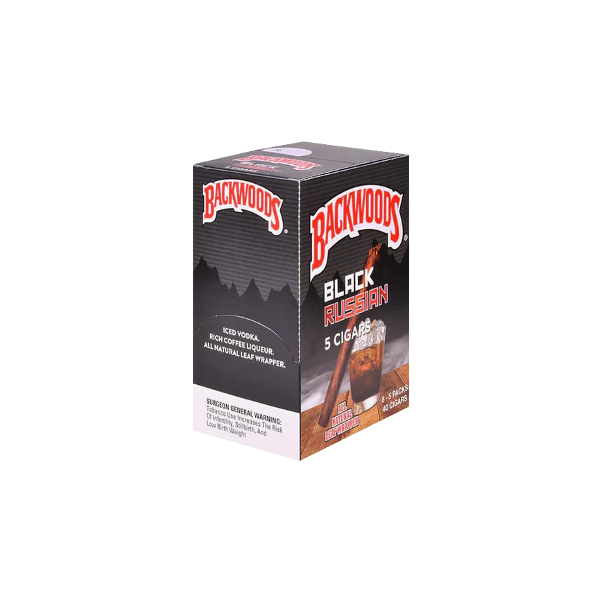 Backwoods Cigar Black Russian 5Pk 8Ct