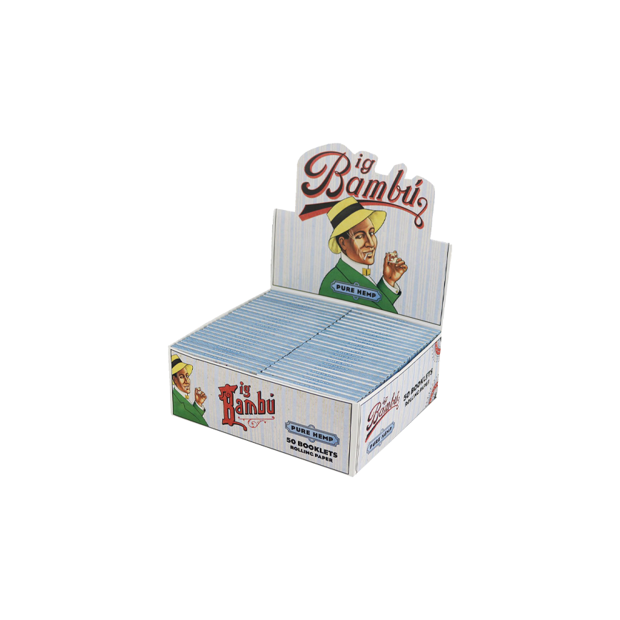 Bambu Pure Hemp Roling Paper 50Ct