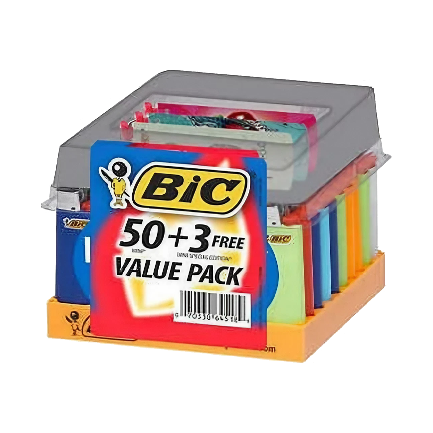 Bic Mini Lighter Value Pack 50 + 3