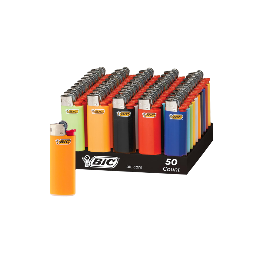 Bic Mini Lighters 50Ct