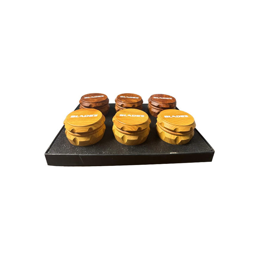 Blades Wooden Grinder 6Ct