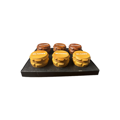Blades Wooden Grinder 6Ct
