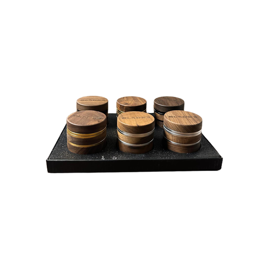 Blades Wooden Grinder 6Ct