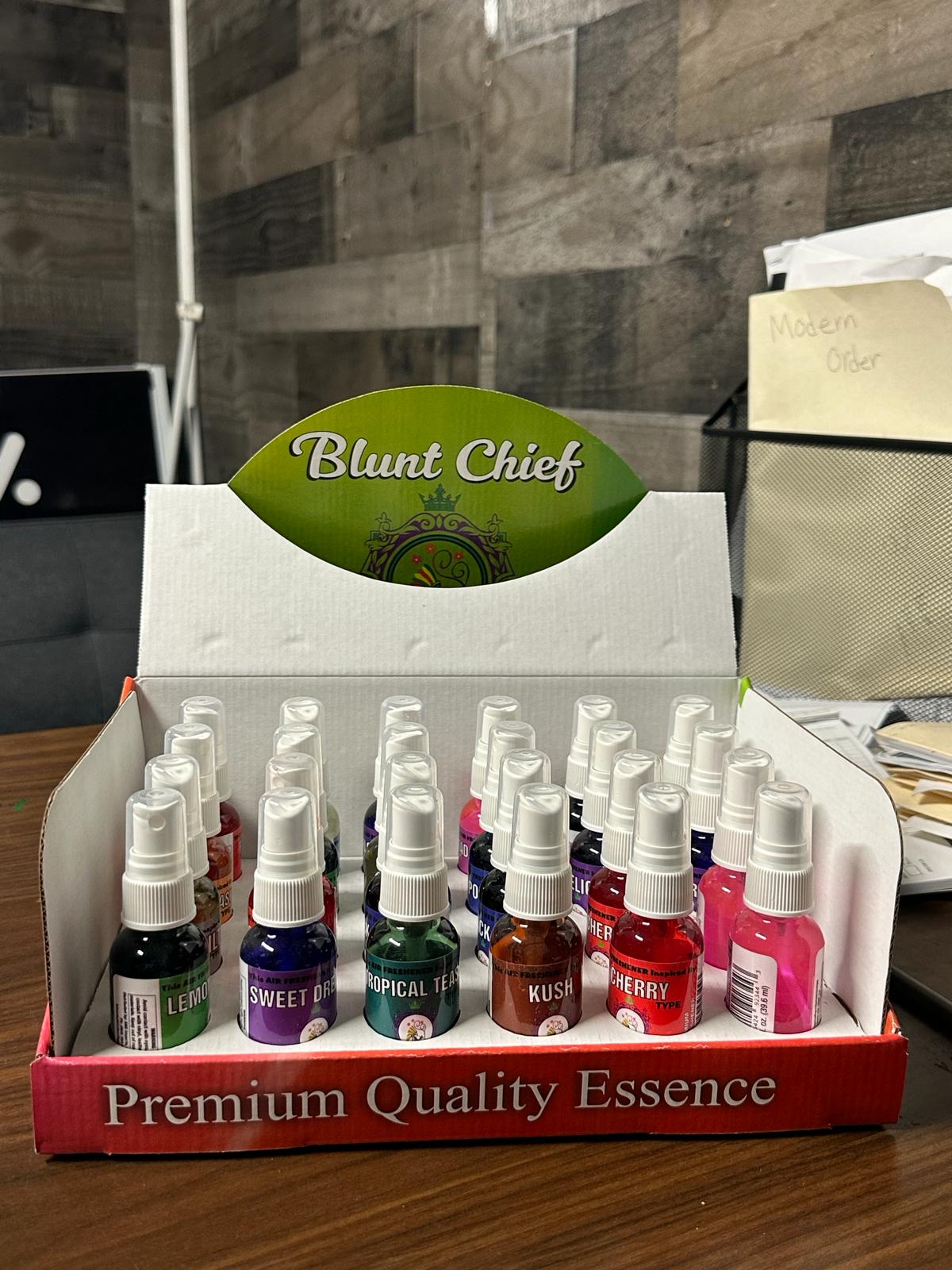 Blunt Chief Air Freshner Display 24Ct