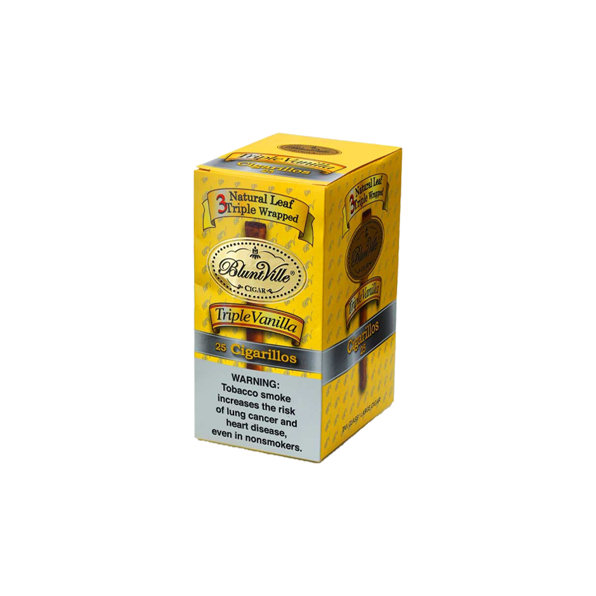 Bluntville Cigar Triple Vanilla 1/99 25Ct
