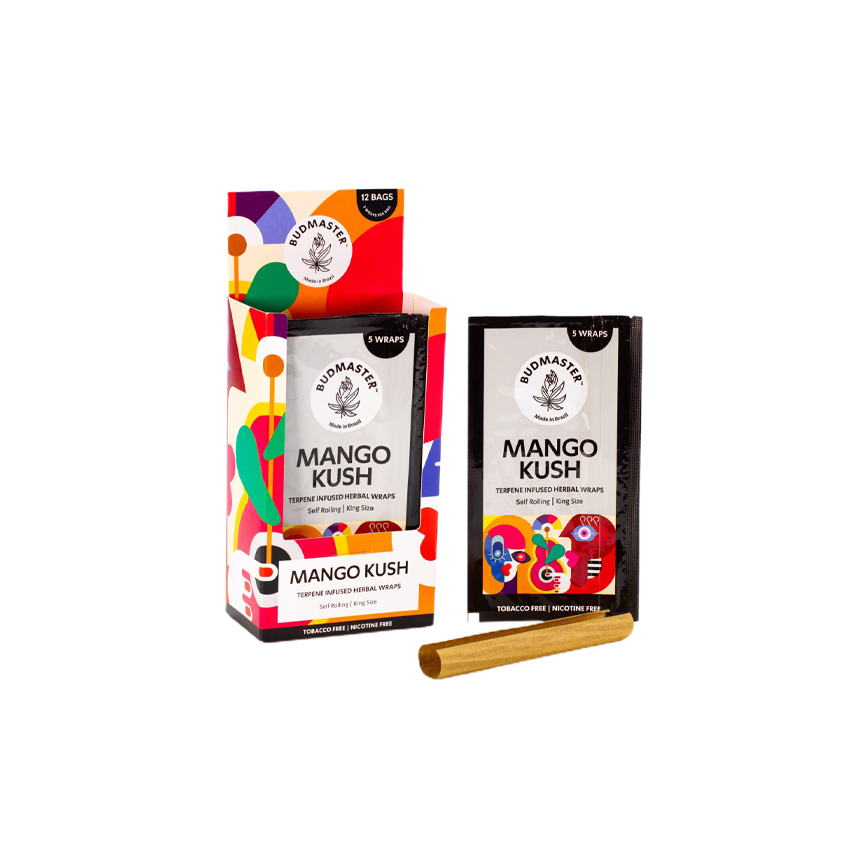 Budmaster Mango Kush Herbal Wraps 12Ct