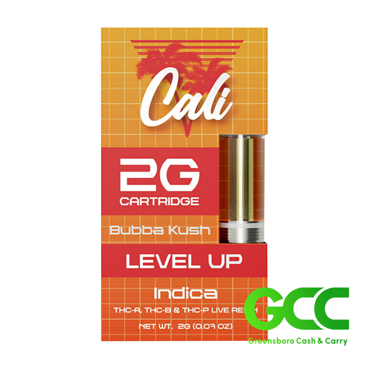 Cali Level Up Bubba Kush Indica 2g 6Ct
