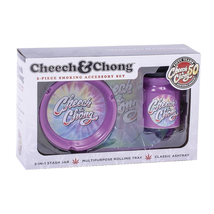 Cheech&Chong Purple Smoking Accessory Kit 3 In 1