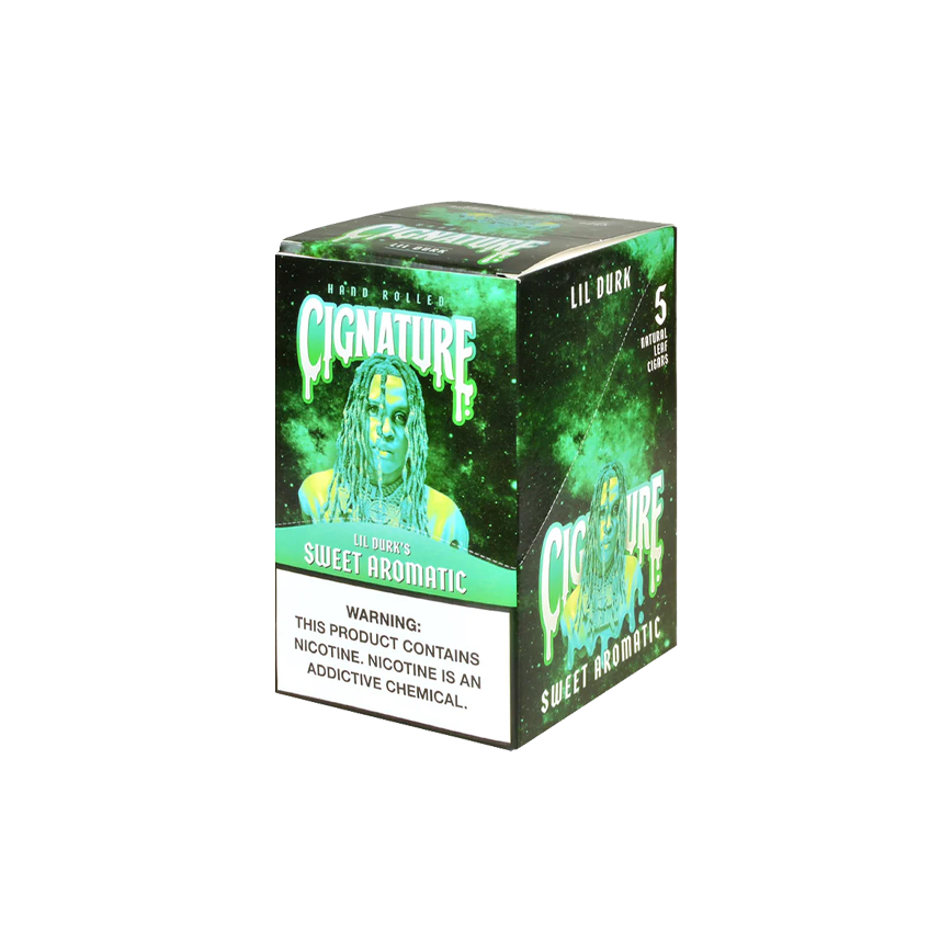 Cignature Sweet Aromatic Natural Leaf Cigar 8Ct