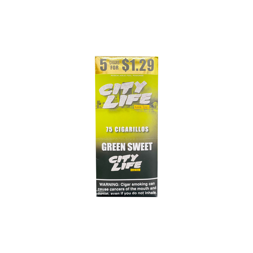 City Life Green Sweet 5/$1.29 15Ct