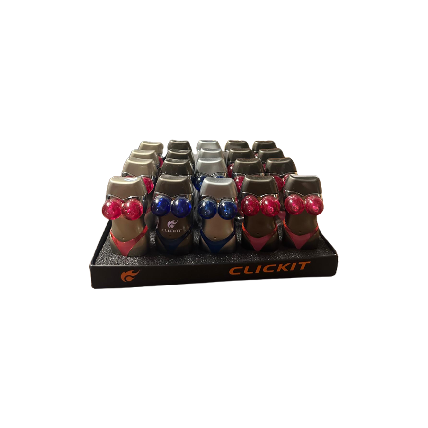 Click It Light Up Body Lighter 20Ct