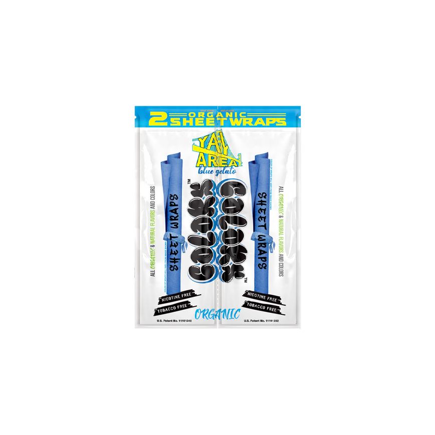 Colors Sheet Wraps Blue Gelato 25Ct