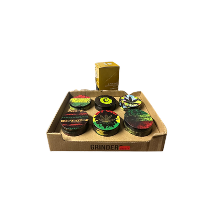 Crusher Plastic & Metal Alu Grinder 4Part 63mm 6Ct