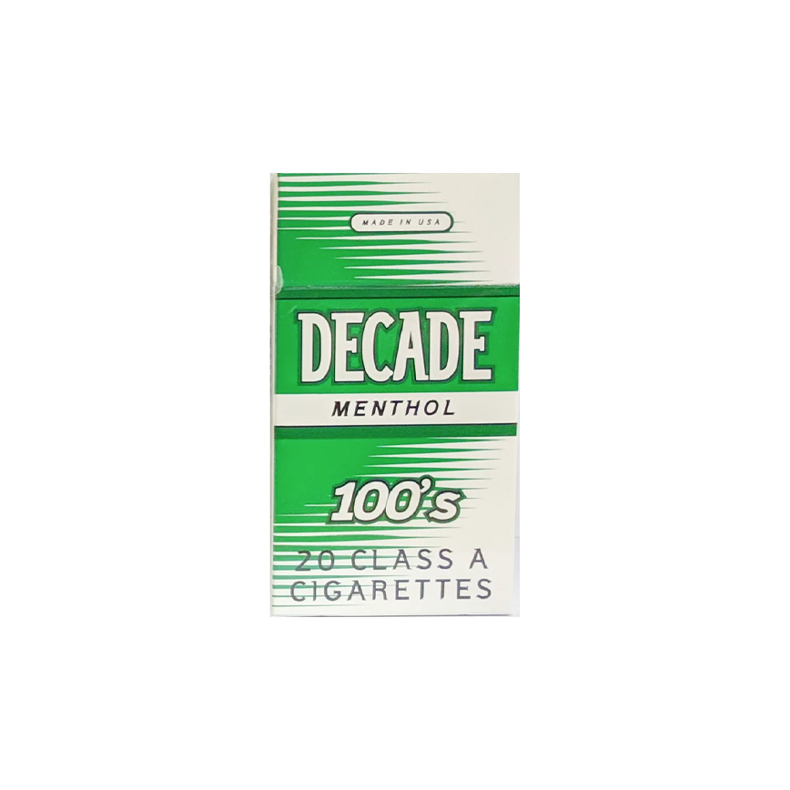 Decade Menthol Box 100