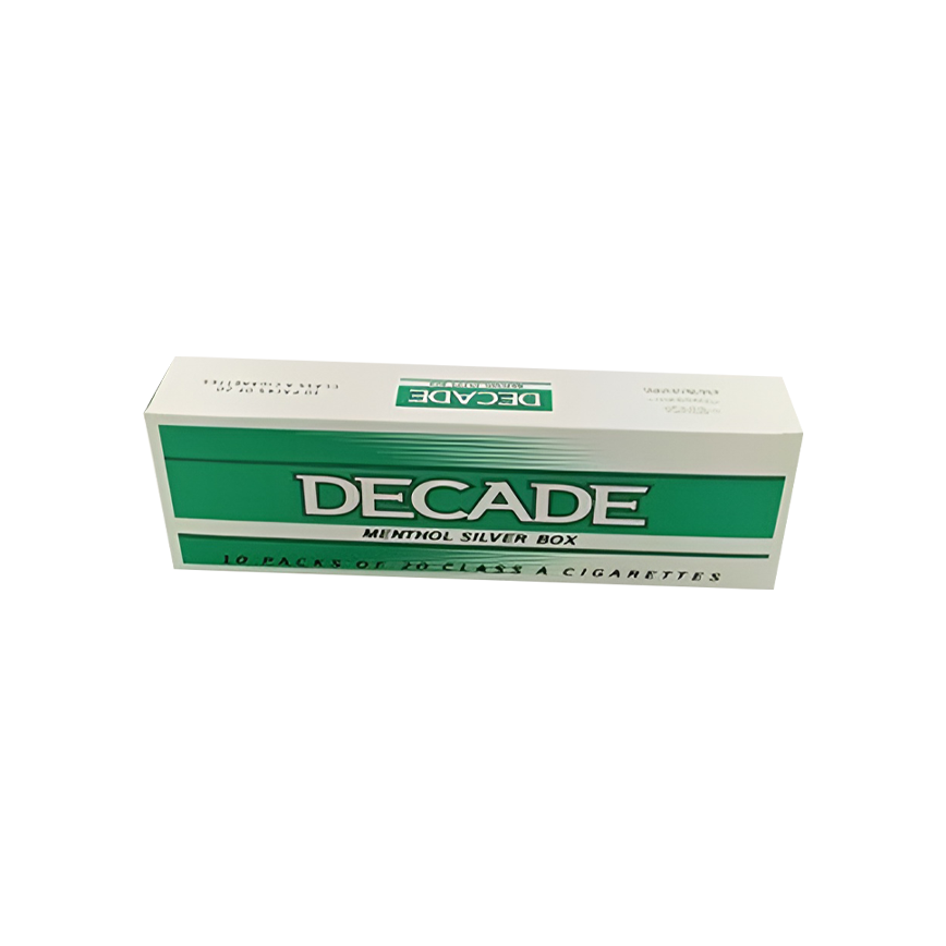 Decade Menthol Silver King Box