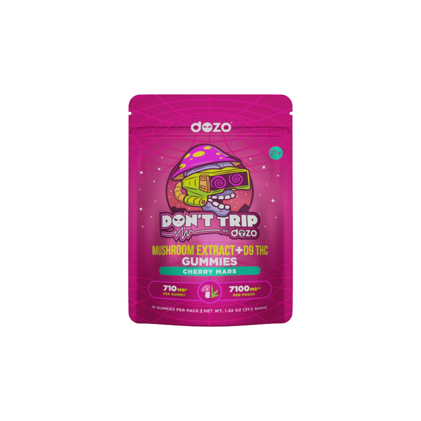 Dozo Don’t Trip D9 THC Cherry Mars 7100Mg 10Ct