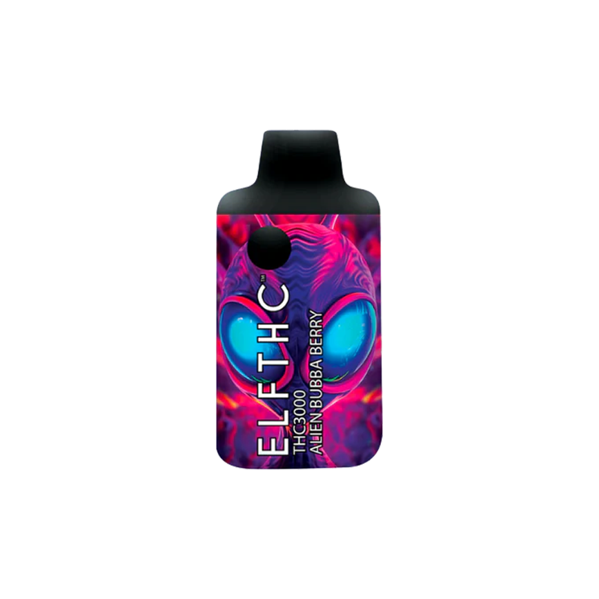 ELF THC D8 Alien Bubba Berry Hybrid 3000Mg 5Ct