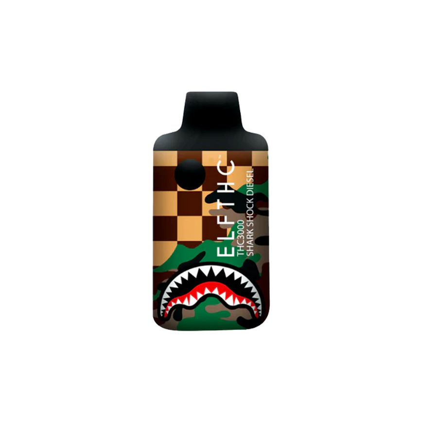 ELF THC D8 Shark Shock  Hybrid/Sativa 3000Mg 5Ct
