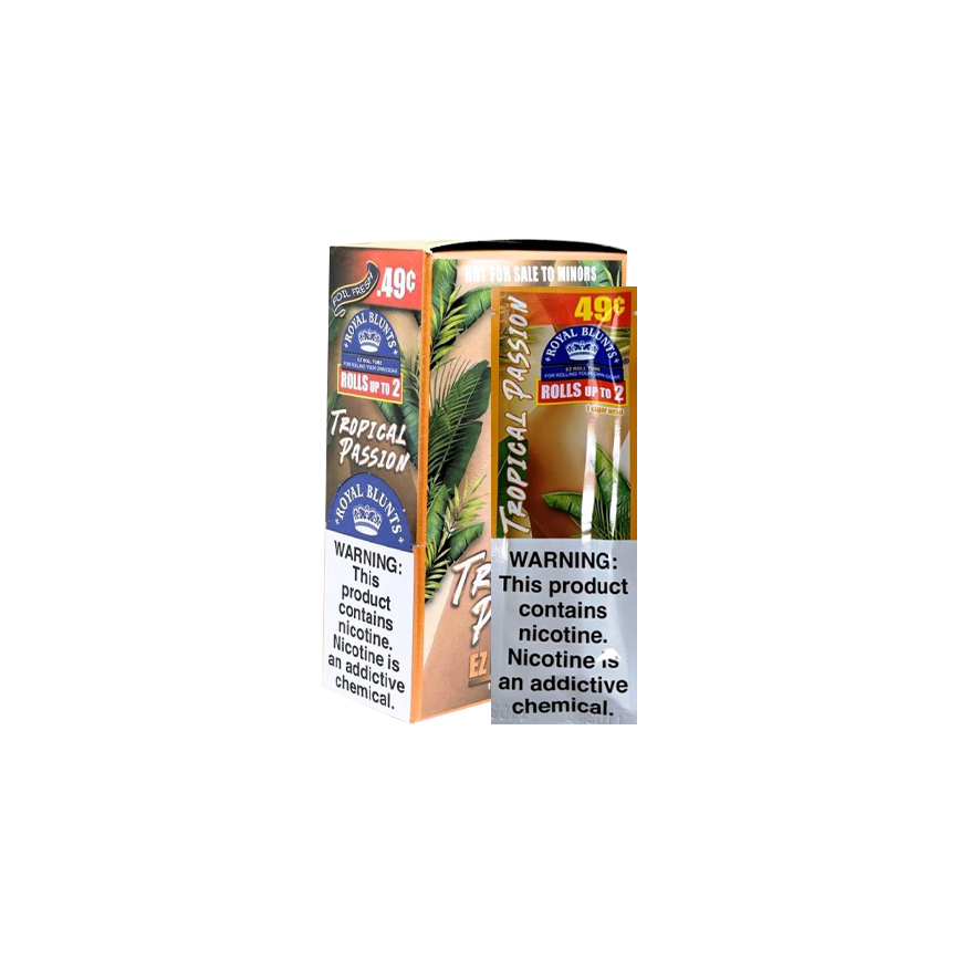 EZ Roll Tube Tropical Passion Cigar Wrap .49¢