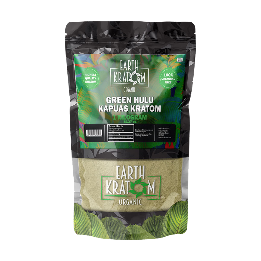 Earth Kratom Green Hulu Kapuas
