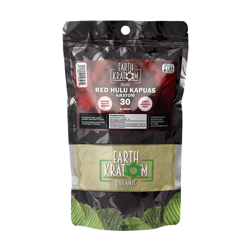 Earth Kratom Red Hulu Powder