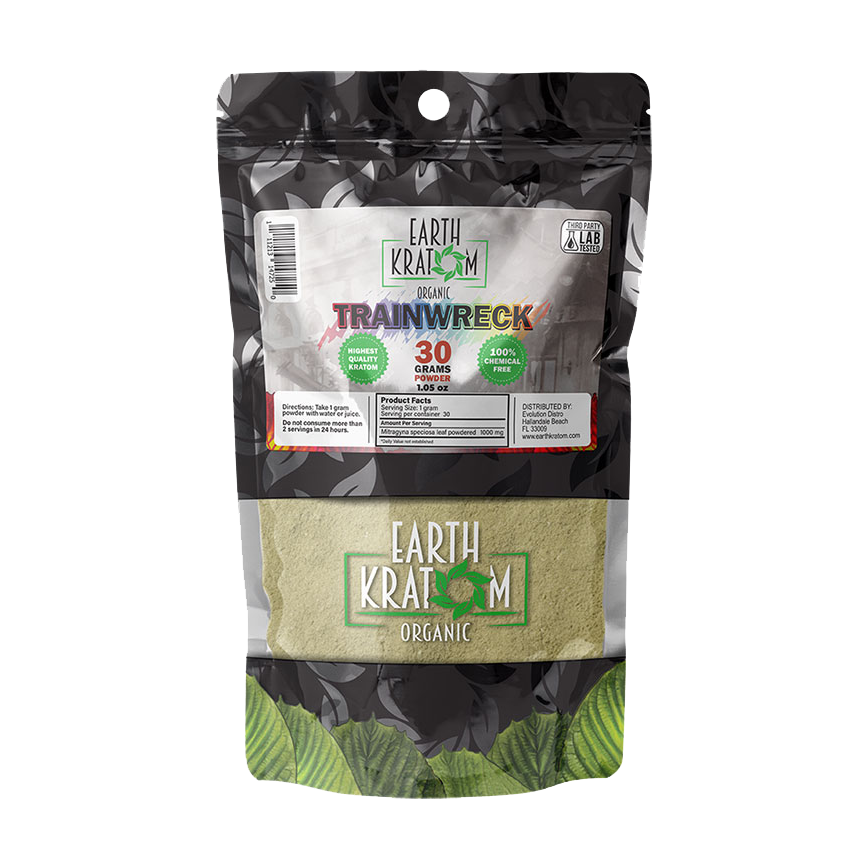 Earth Kratom Trainwreck Kratom Powder