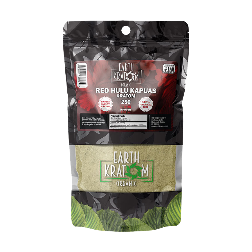 Earth Kratom Red Hulu Powder