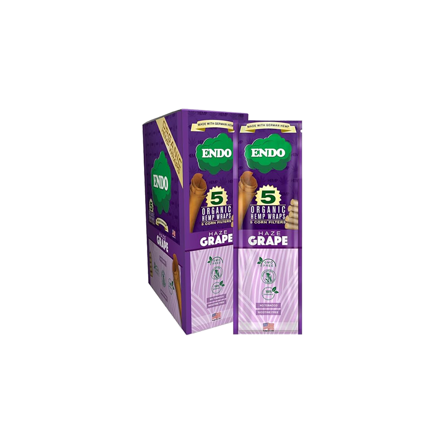 Endo Hemp Wrap Haze Grape 5Pk