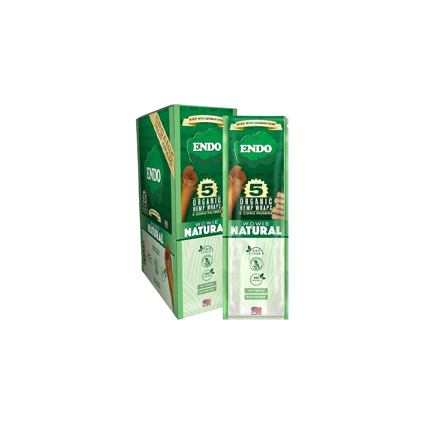 Endo Hemp Wrap Wowie Natural 5Pk