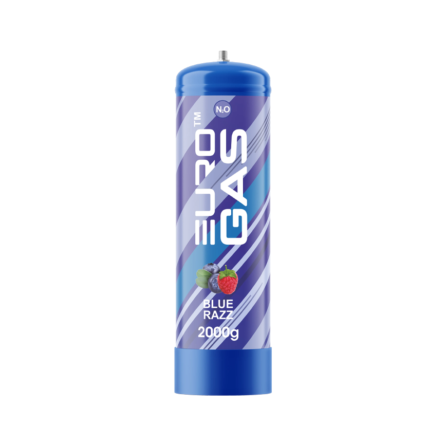 Euro Gas Blue Razz 2000G 2Ct