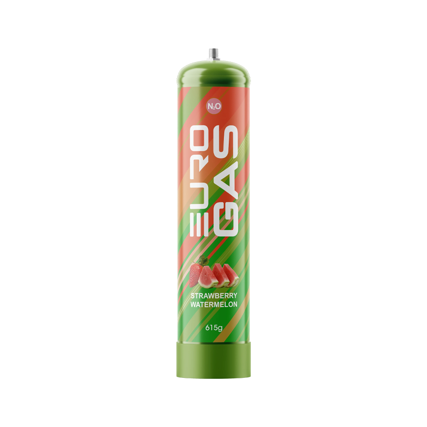Euro Gas Strawberry Watermelon 615G 1L 6Ct