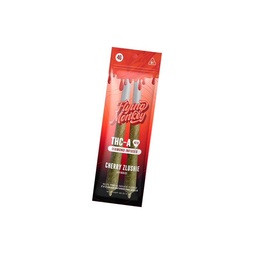 Flying Monkey THCA Diamond Infused 2x2g Pre Roll 10Ct