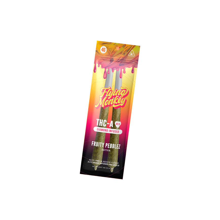 Flying Monkey THCA Diamond Infused 2x2g Pre Roll 10Ct