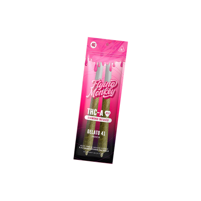 Flying Monkey THCA Diamond Infused 2x2g Pre Roll 10Ct