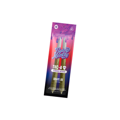Flying Monkey THCA Diamond Infused 2x2g Pre Roll 10Ct