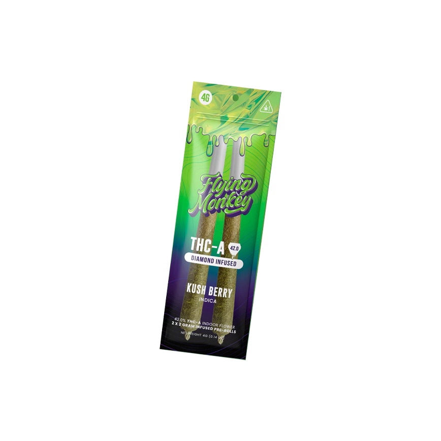 Flying Monkey THCA Diamond Infused 2x2g Pre Roll 10Ct
