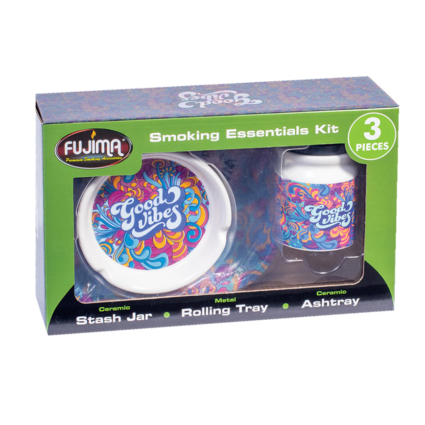 Fujima Good Vibes Smoking Essentials 3 In 1 Gift Kit