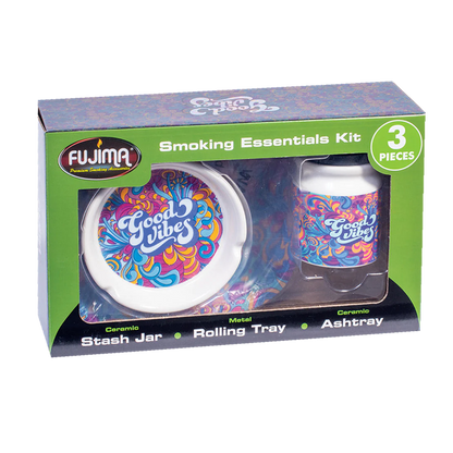 Fujima Good Vibes Smoking Essentials 3 In 1 Gift Kit