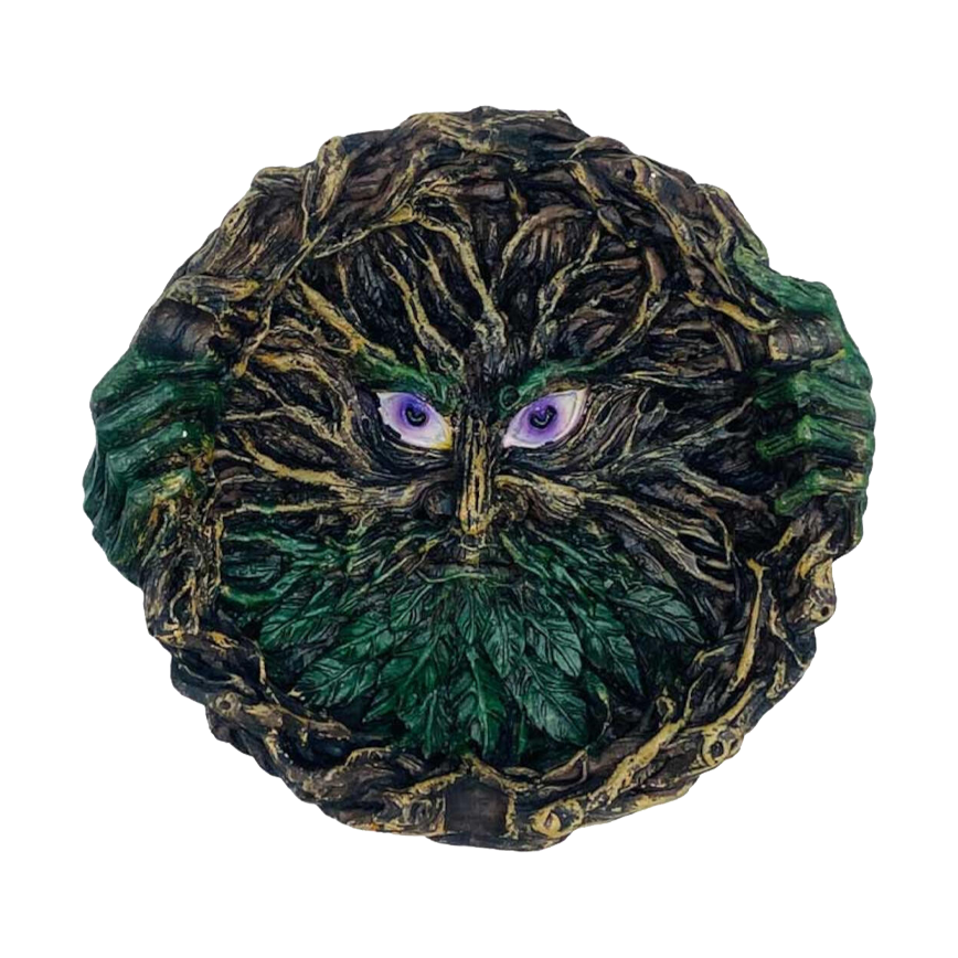 Fujima Tree Men Polystone Ashtray 5.4 inch