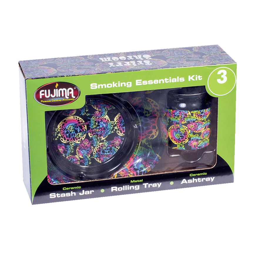 Fujima Trippy Shroom Smoking Essentials 3 In 1 Gift Kit